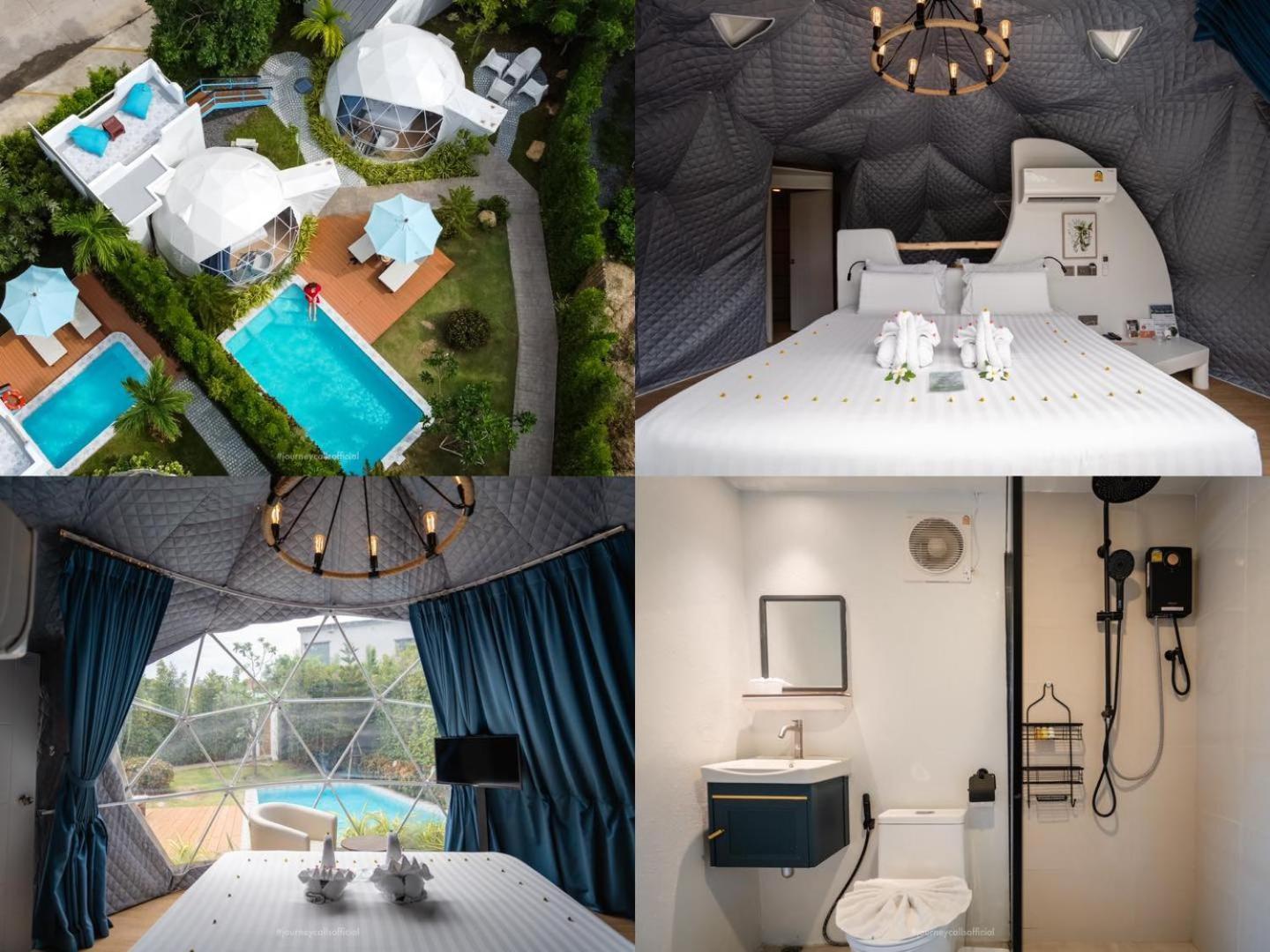 Le Resort And Villas Rawai Eksteriør bilde The interior of a bubble hotel